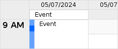 Custom Event Calendar